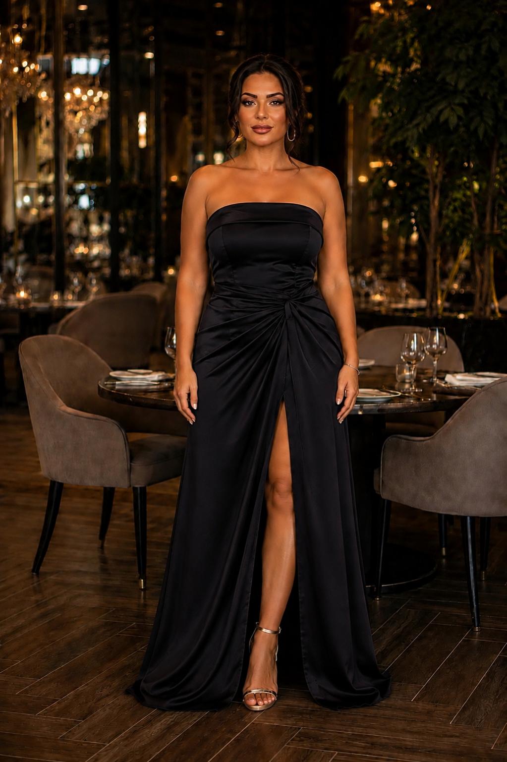 Rochie Elegantă Bordo cu Drapaj – Eleganță și Rafinament ❤️